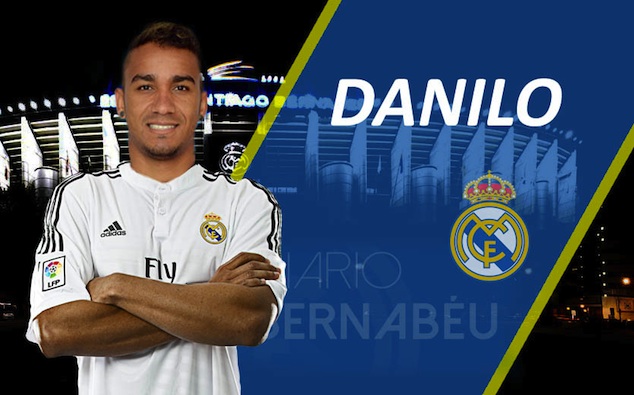 Danilo transferred from Porto to Real Madrid